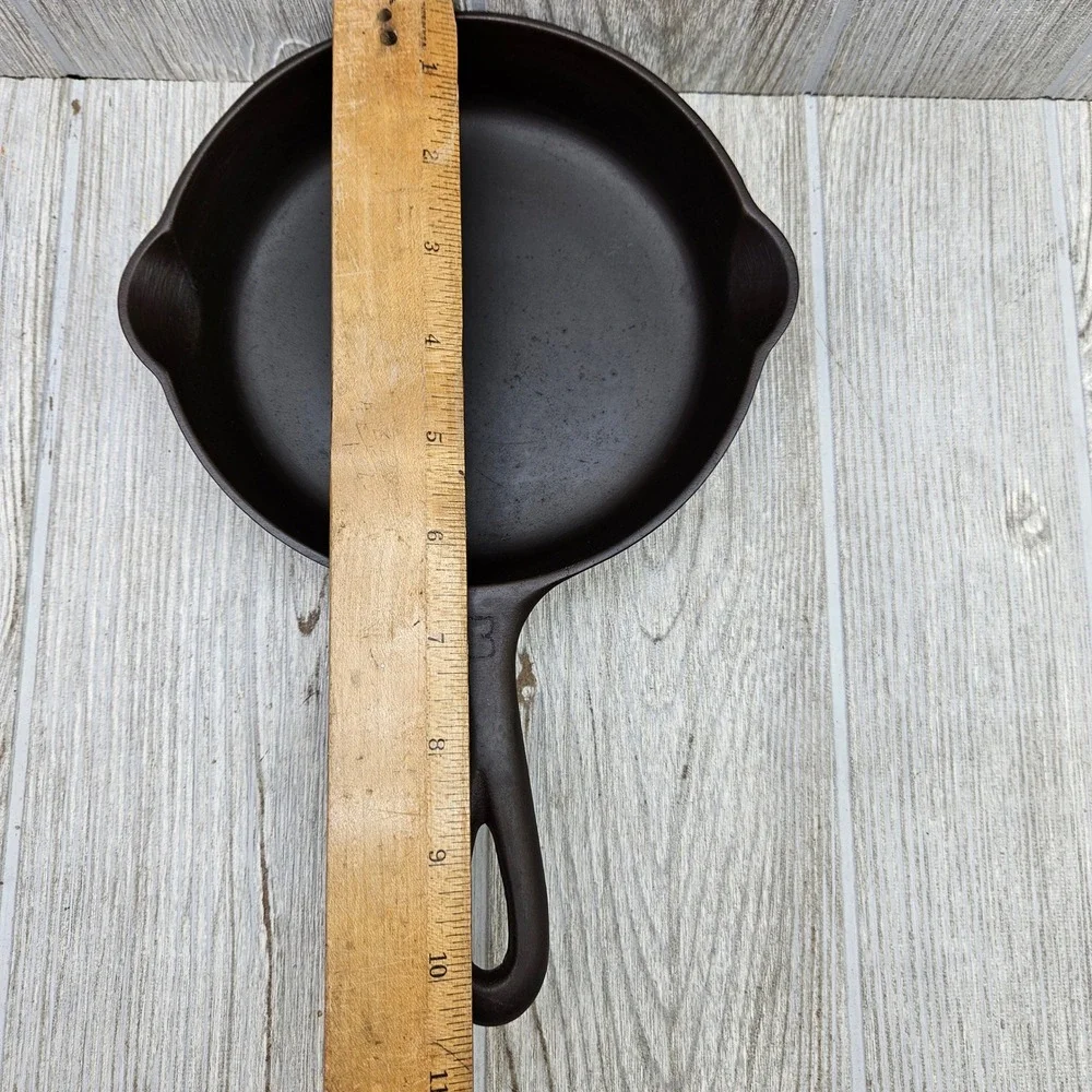 Griswold Small Block Logo No. 3 Cast Iron Skillet Erie PA 709 C 6